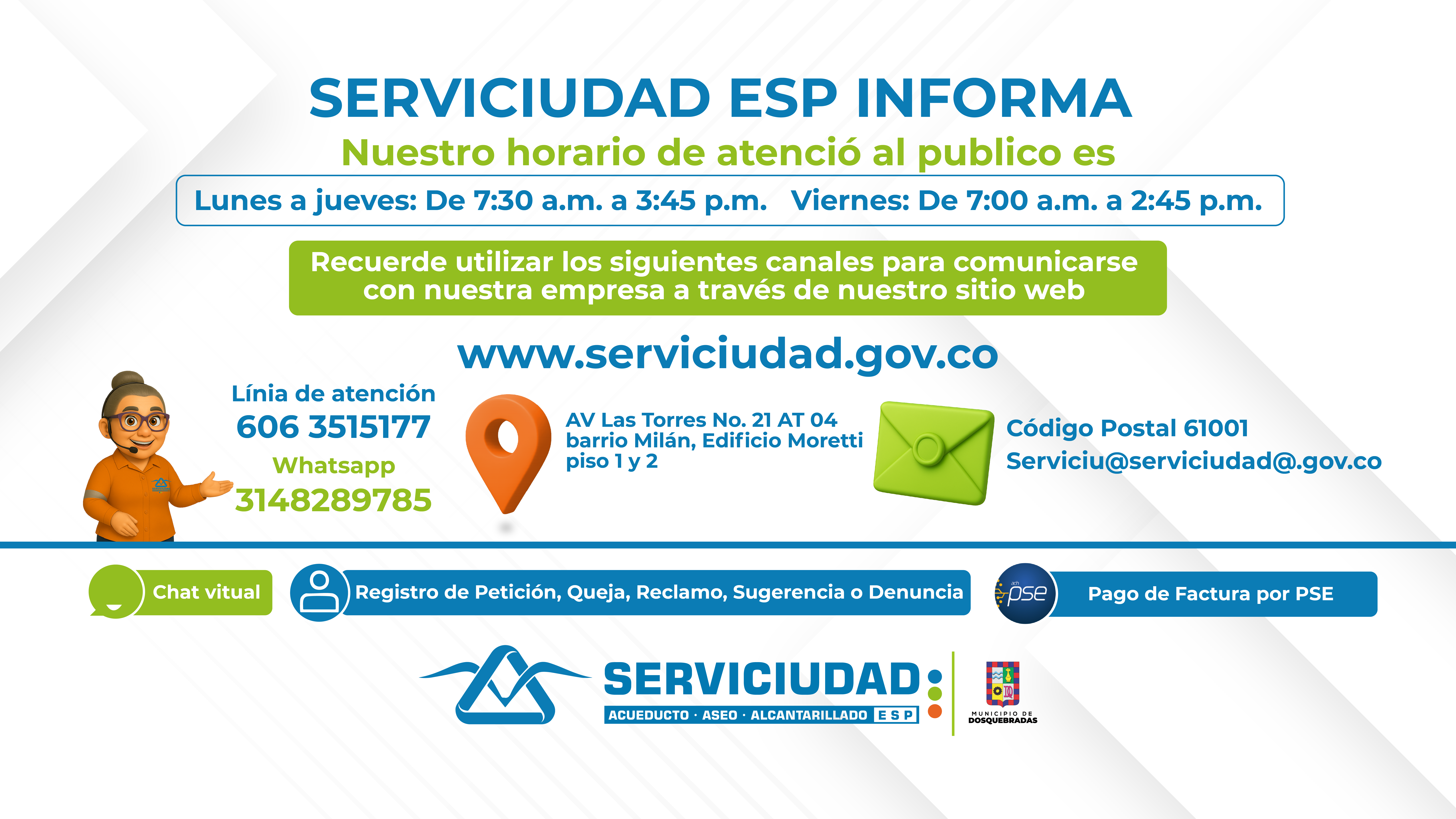 Necesitas comunicarte con nosotros